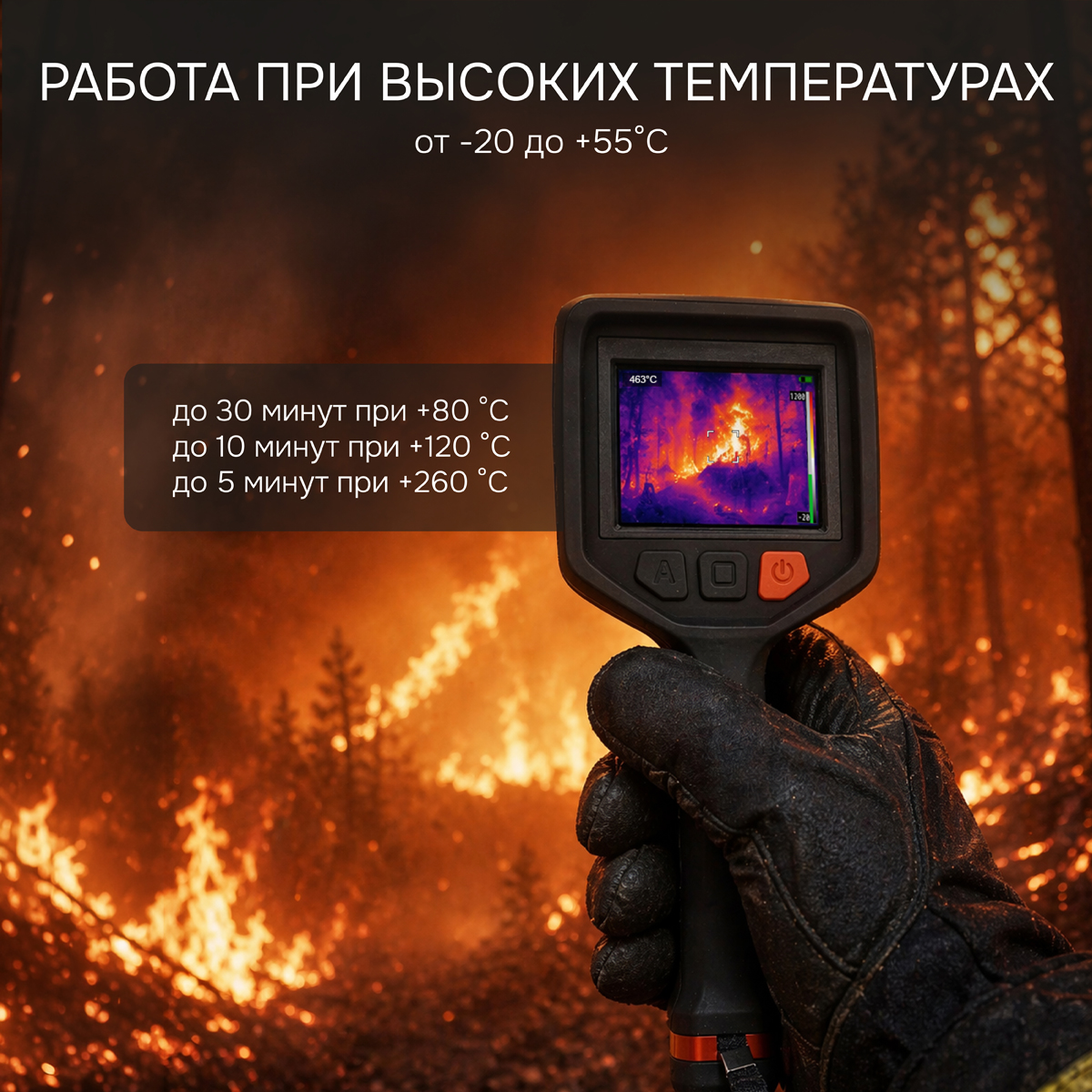 Тепловизор RGK TL-384F с поверкой - 3