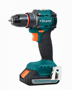 CD1860BL Дрель аккумуляторная Sturm!, бесщеточная 18В, 1BatterySystem, 60Нм, 2х2.0Ач, кейс